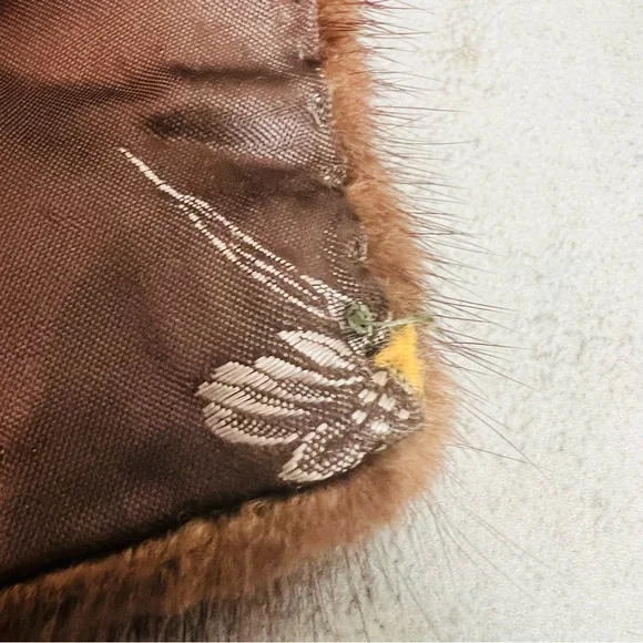 Vintage Genuine Mink Fur Hat and Collar - Picture 9 of 11